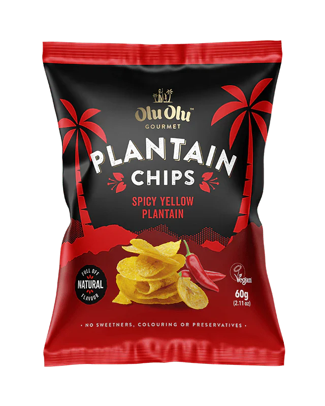 Olu Olu Plantain Chips Red/Sweet Chilli