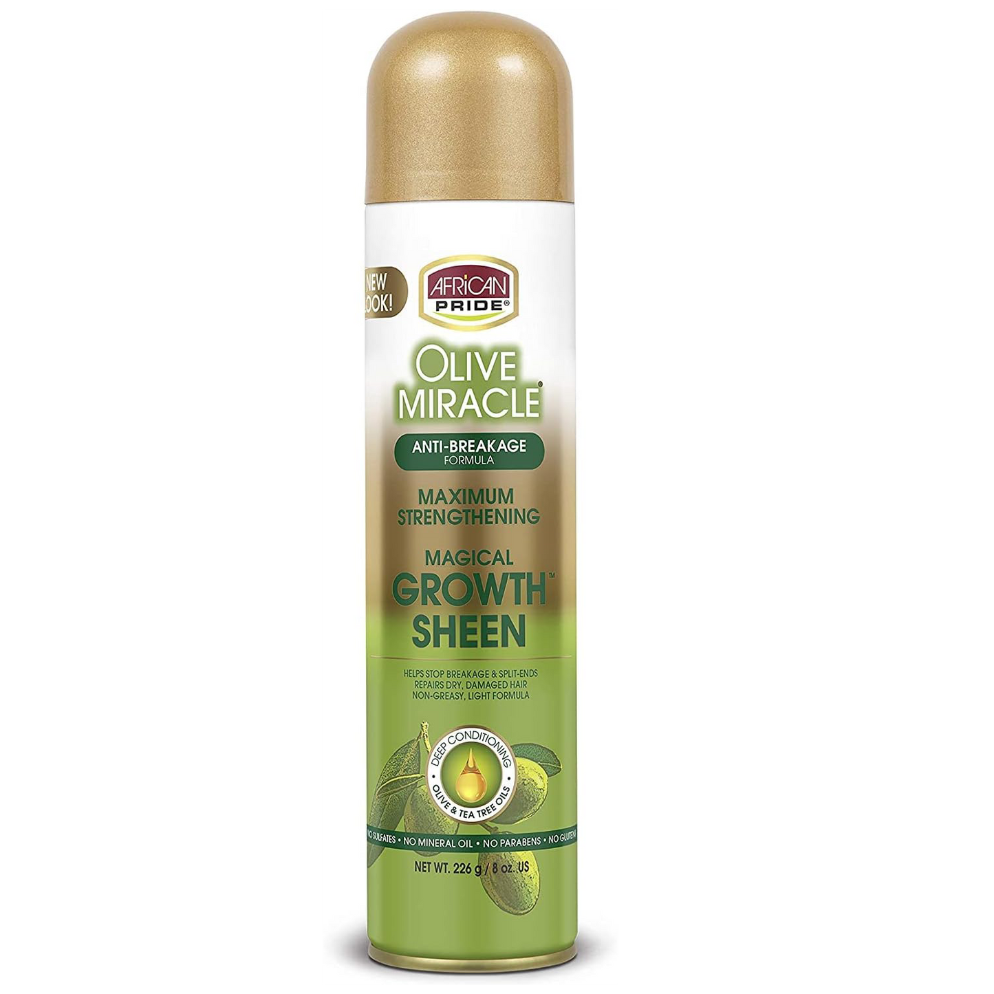 African Pride Olive Miracle Growth Sheen
