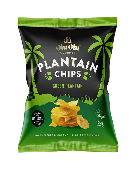 Olu Olu Plantain Chips Green/Unripe