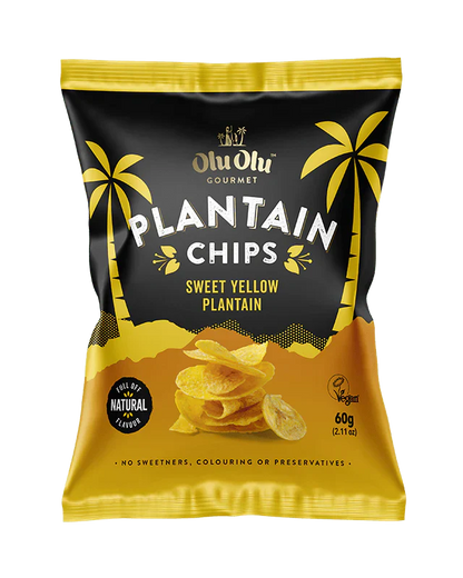 Olu Olu Plantain Chips Yellow/Sweet