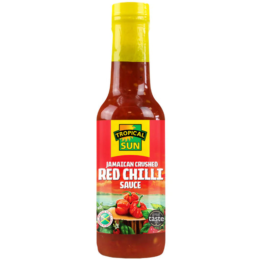 Tropical Sun Jamaican Crushed Red Chili Sauce