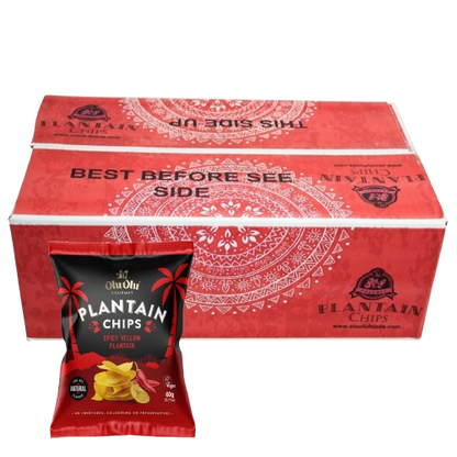 Olu Olu Plantain Chips Red/Sweet Chilli